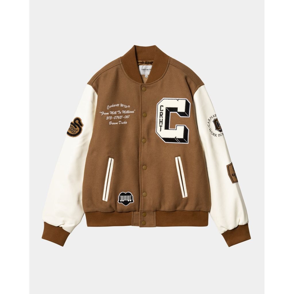 ジャケット・アウター BROWN DUCKS BOMBER CARHARTT WIP Brown Ducks Bomber | MAROON