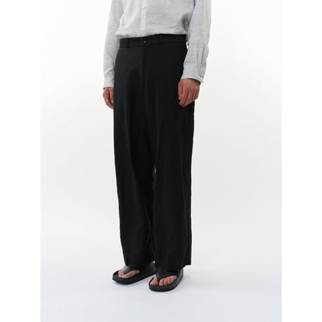 marka Linen x Organic Cotton x Silk Light Moleskin / Military Slacks