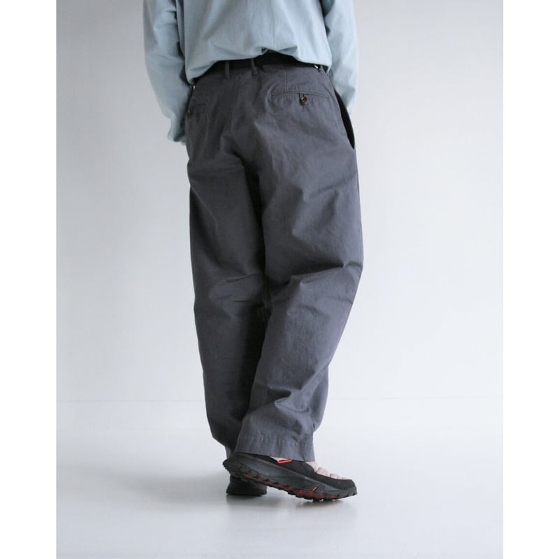 ANACHRONORM NM-TR04 STANDARD TUCK WIDE TROUSERS...
