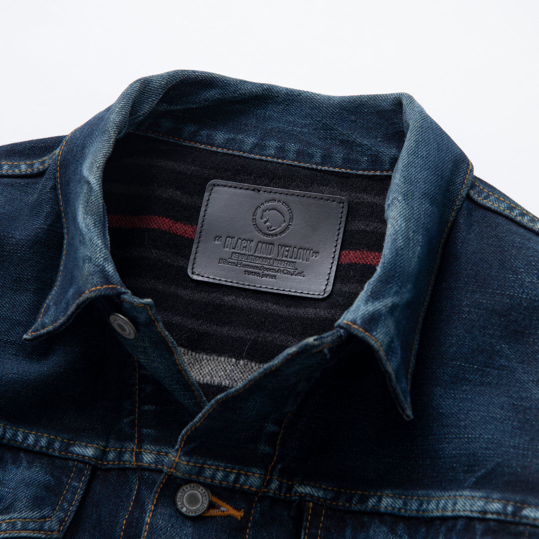 RATS BLANKET LINER DENIM JKT | MAROON
