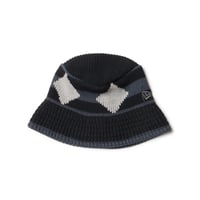 NEW ERA ニットバケット ダイヤモンド ブラック グラファイト  14667671