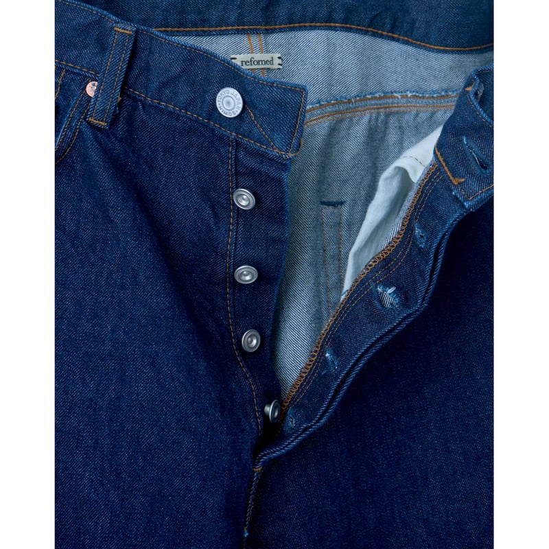 パンツ FRESH MAN DENIM WIDE PANTS by EDWIN\"OW\" FRESH MAN DENIM WIDE PANTS by EDWIN OW(2 BLACK): refomed