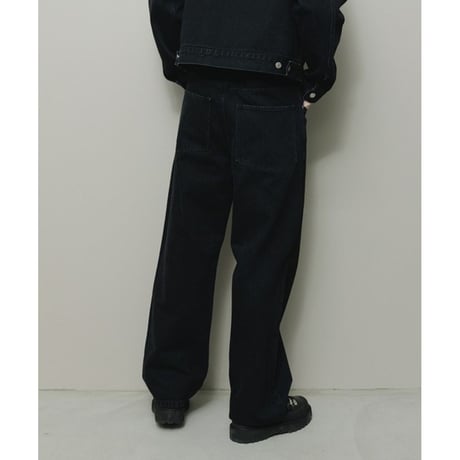 BAL 12OZ STRAIGHT LEG 5P WASHED JEAN