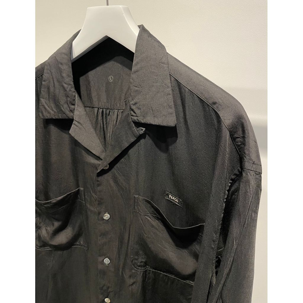♦︎美品♦︎ サイズ1 コモリ ボーダー　バスクシャツ　エクリュ/マリン PORTER CLASSIC KATSU SHIRT 25SS | MAROON
