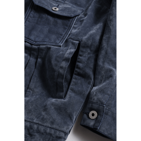 【予約商品】FDMTL FA26JK54U FLOCK LEATHER JACKET 3YR WASH