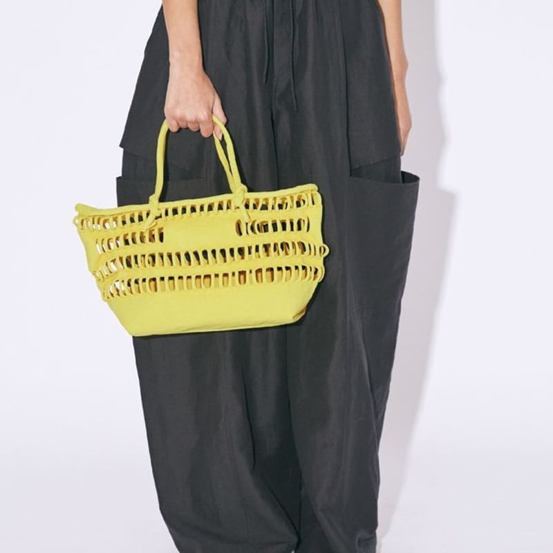 beautiful people konbu knit shopping busket bag beautiful people konbu knit shopping busket bag