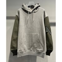 COMME des GARCONS HOMME MILITALY MIX SWEAT HOODY（KAHKI）