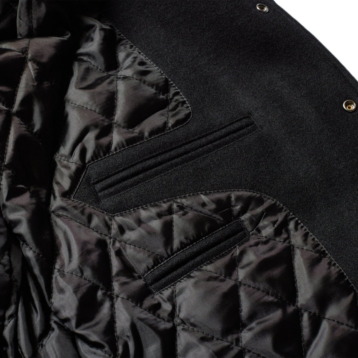 Evisen x DELUXE VAR SITY BOYS JACKET BLACK | MA