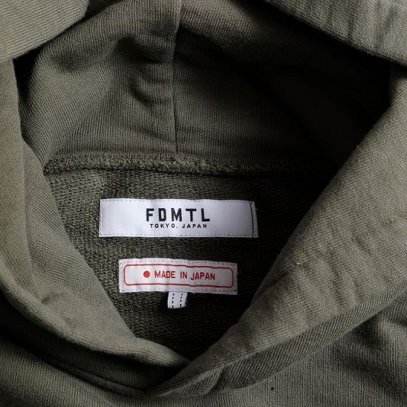 FDMTL BORO PATCHWORK HOODIE | MAROON