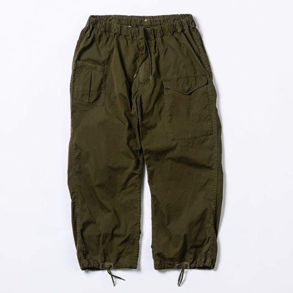 ANACHRONORM “MILITARY WIDE EASY PANTS ” ANACHRONORM MILITARY WIDE EASY PANTS / Olive | FLATBUSH
