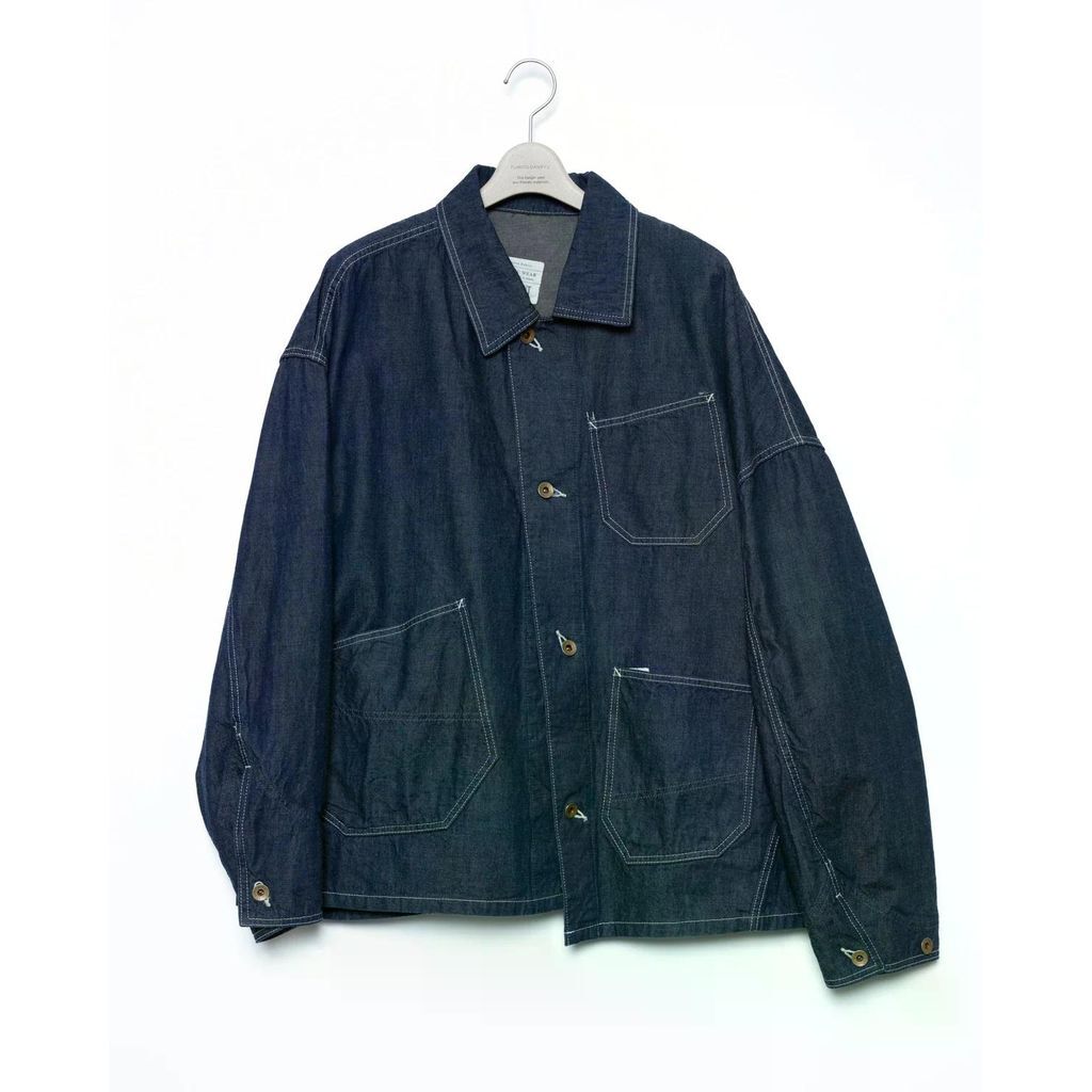 FUMITO GANRYU デニムジャケット FUMITO GANRYU Graffiti Chore Jacket - Indigo |