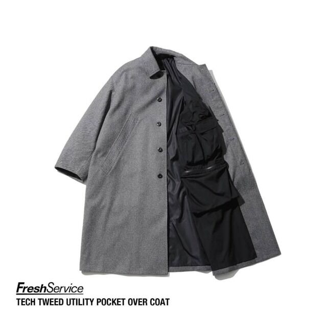 ジャケット・アウター TECH TWEED JACKET FreshService FreshService フレッシュサービス 23AW TECH TWEED JACKET