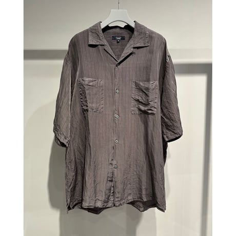 COMME des GARCONS HOMME CUPRA STRIPE HALF SLEEVE SHIRT