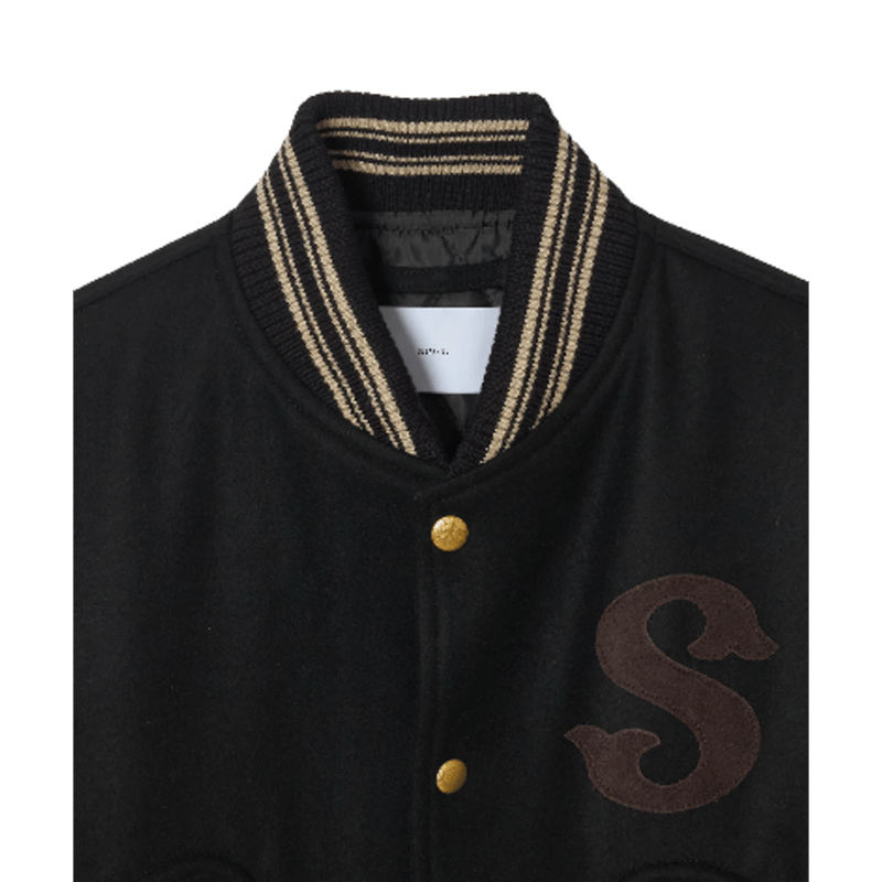 SUGARHILL LEATHER STUDIUM JACKET | MAROON