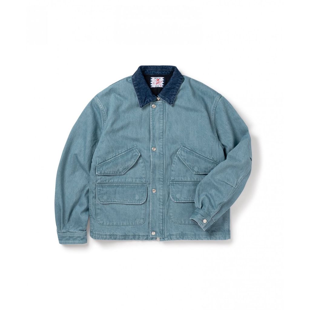 売り切り価格！son of the cheese デニムジャケット SON OF THE CHEESE WASHED DENIM WORK JACKET | M