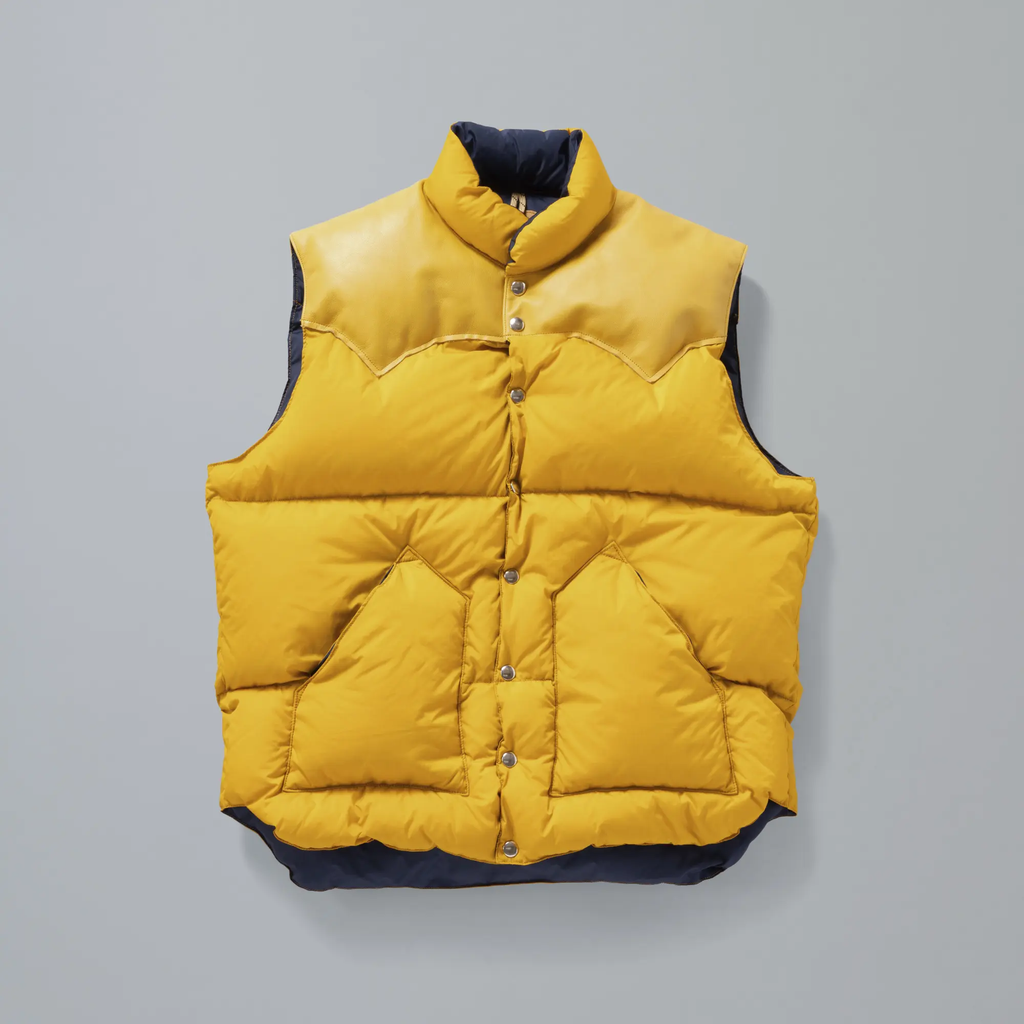 New Manual ロッキーマウンテン　ベスト New Manual #32 REVERSIBLE DOWN VEST | MAROON