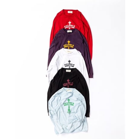 ANACHRONORM SPACE NEEDLE DAMAGED L/S T-S