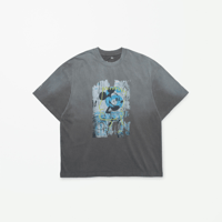 MADNESS TEAR OFF GRAPHIC SUN-FADED TEE