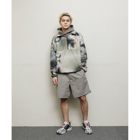 BAL WASHED TWILL WOVEN BELTED SHORT