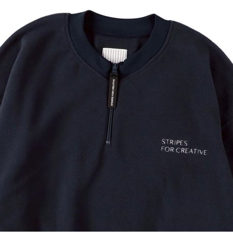 S.F.C FLEECE BASEBALL HALF ZIP JACKET