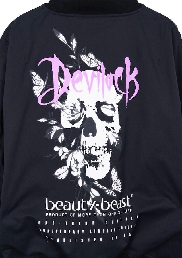 beauty:beast / ジャケット beauty:beast x Devilock bomber jacket | MAROON