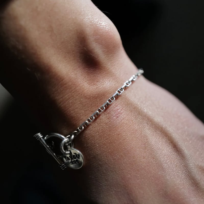 Solid Anchor Link Bracelet -2mm- | MAROON Solid Anchor Link Bracelet -2mm- | MAROON