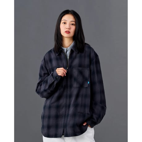 Liberaiders  OMBRE ZIP SHIRT