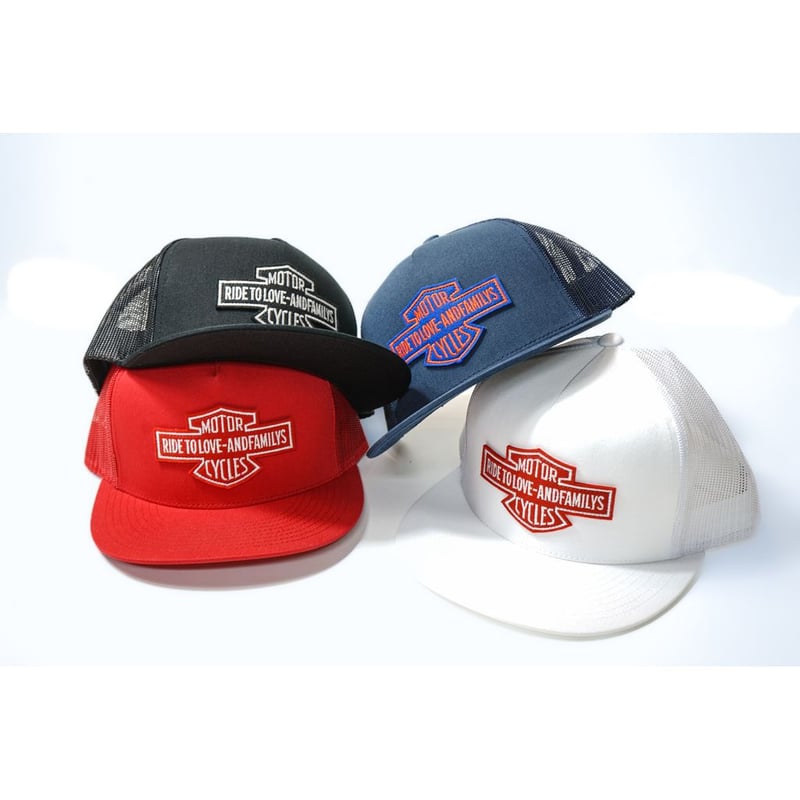 ANDFAMILYS MOTORCYCLE MESH CAP | MAROON