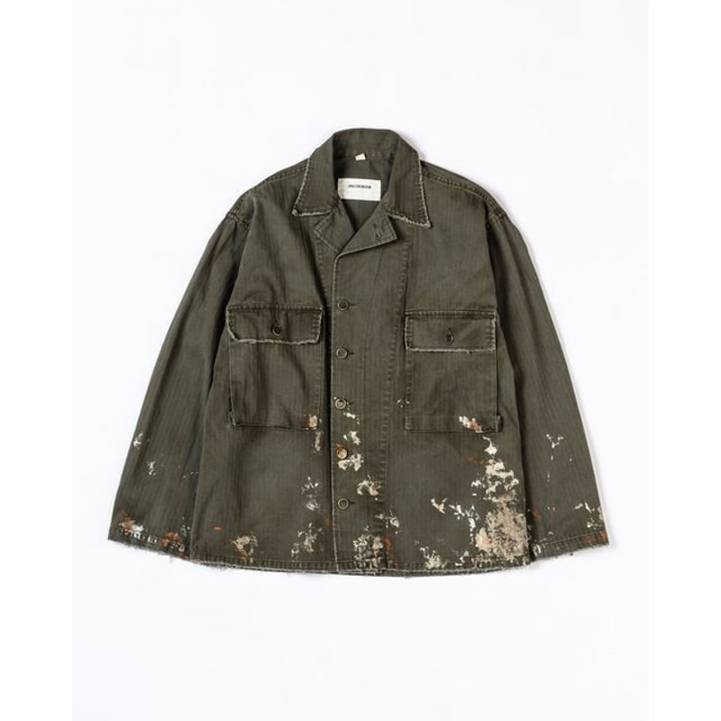 専用　新品 ANACHRONORM リメイクミリタリージャケット ANACHRONORM AN308 DIRTPAINT M-43 JACKET | MAROON