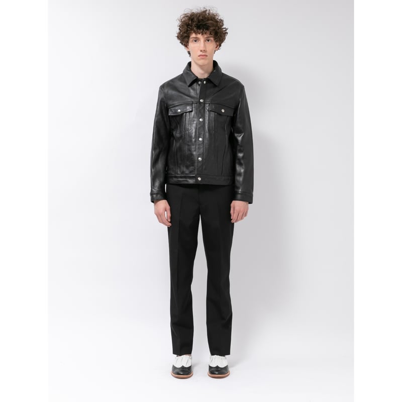 beautiful people vintage leather jean jacket | beautiful people vintage leather jean jacket |