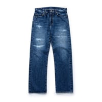 RATS INDIGO CRASH DENIM PANTS
