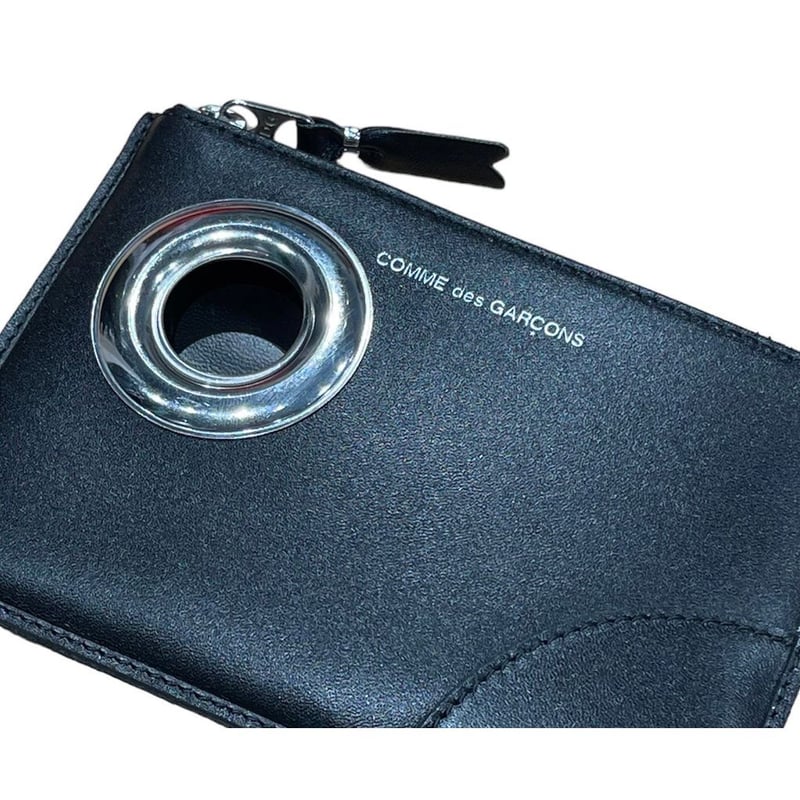 Wallet COMME des GARCONS Silver Eyelet | MAROON