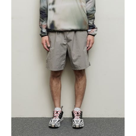 BAL WASHED TWILL WOVEN BELTED SHORT