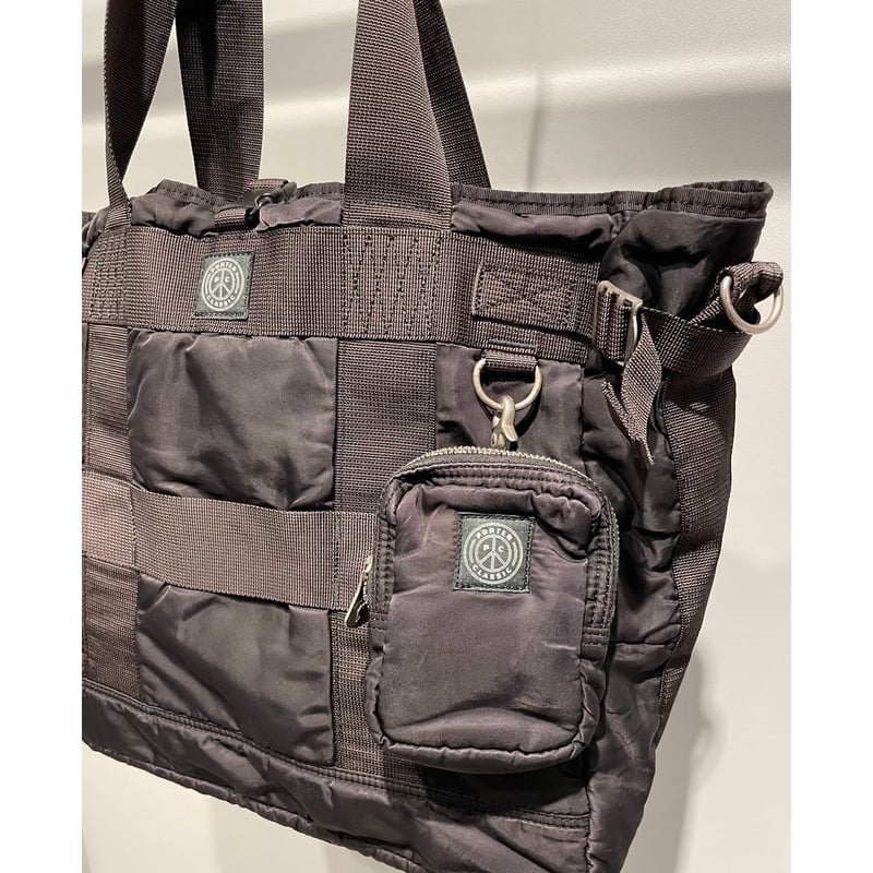 PORTER CLASSIC SUPER NYLON TOTE BAG | MAROON