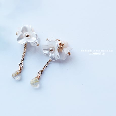 ルチルクォーツピアス | STORES