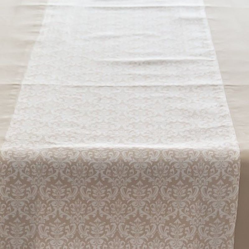 引っ張ってもズレないテーブルクロス ダマスク120㎝×190㎝ 3color展開