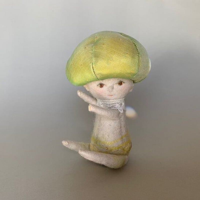 きのこのマッシュちゃん（ぬいぐるみ）制作：ami大久保美江 | 心しか