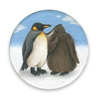 王サマ義(幼少期)【キングペンギン・ミニイーゼル付】画家：浅羽容子