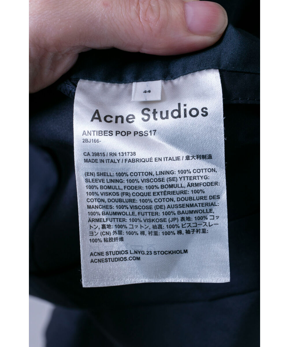 Acne Studios/アクネストゥディオス /テーラードジャケット/ネイビー 