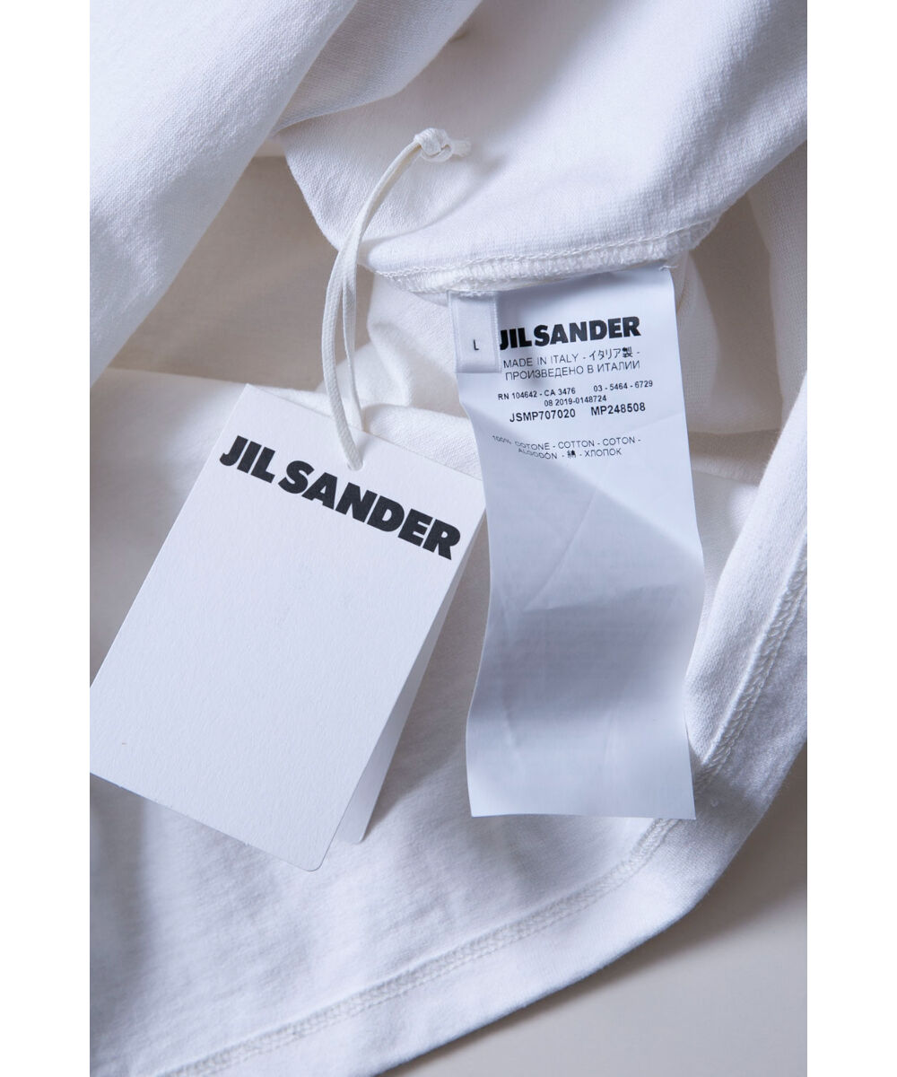 JIL SANDER/ジルサンダー/ボトルネックビックシルエットロゴTシャツ ...