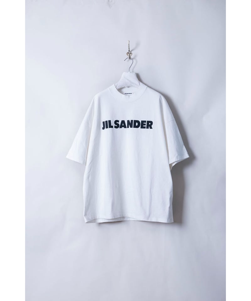 JIL SANDER/ジルサンダー/ボトルネックビックシルエットロゴTシャツ