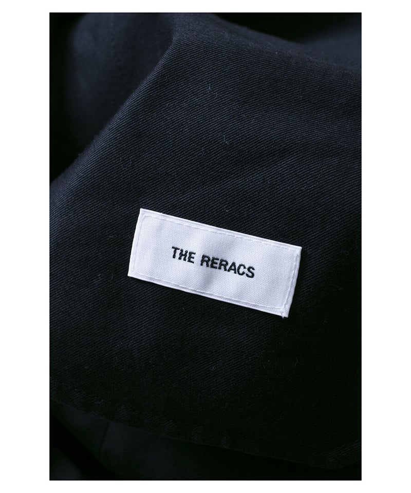 THE RERACS/ザ・リラクス/WIDE EASY SLACKS /ワンタック/ブラック/...