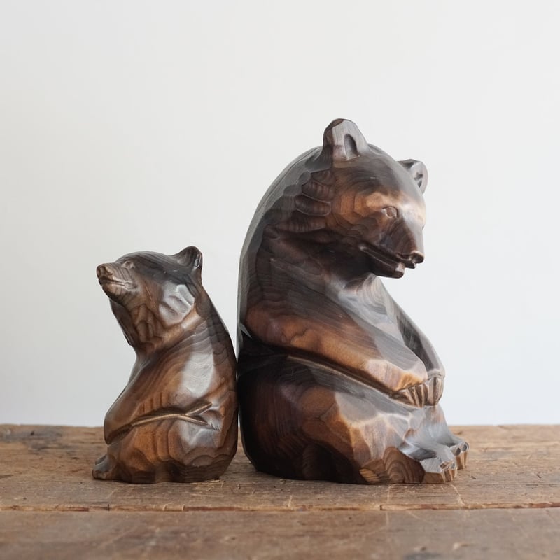 親子の木彫りの熊 | tomipase