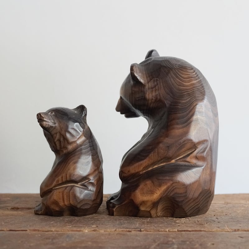 親子の木彫りの熊 | tomipase
