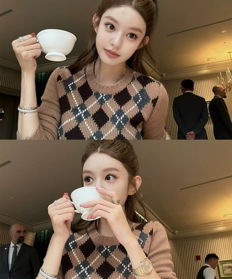 Checkered Pullover Sweater