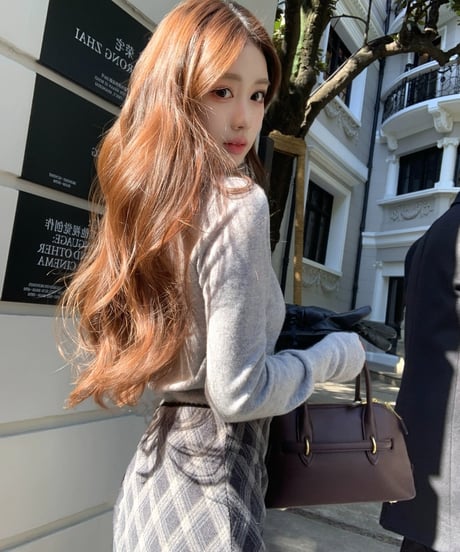 Fox Fur Collar Knit Sweater