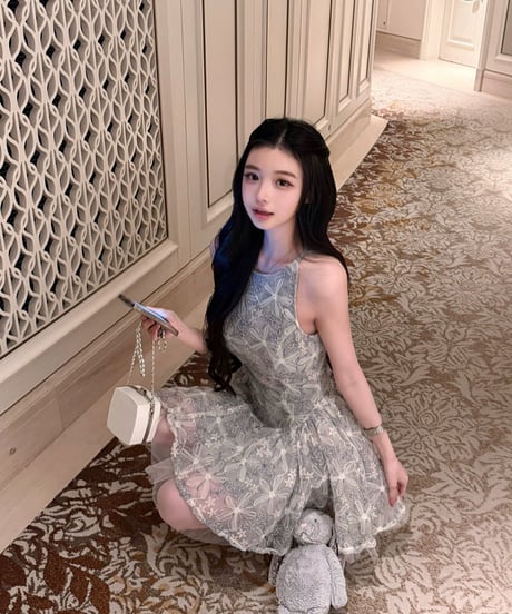 Floral Embroidery Dress