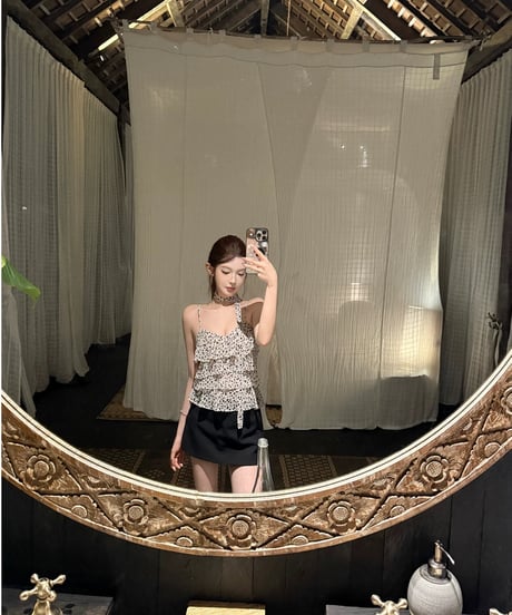 Polka Dot Chiffon Camisole