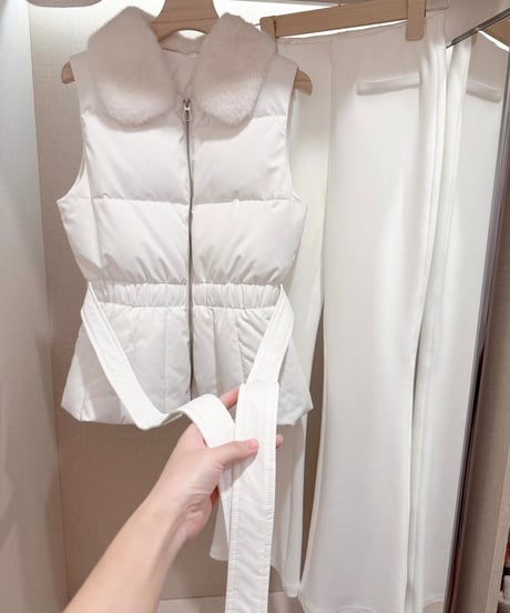 White Vest Down Jacket