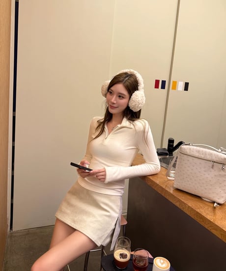 Suède Zip Skirt